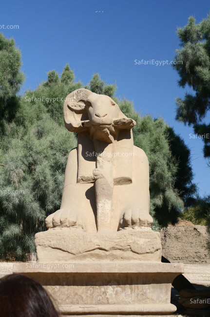 Great Court, Karnak Temple in Luxor, Egypt