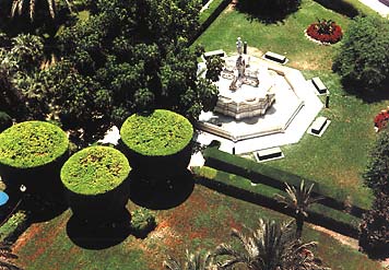 Bird view of the Garden, Marriott Hotel Cairo Egypt